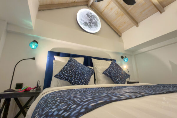 bedroom on the resort hotel of boutique beach club